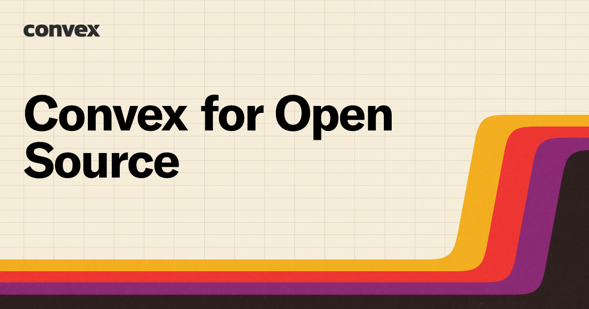 Convex for Open Source